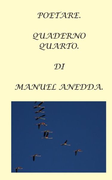 Cover for Manuel Anedda · Poetare: Quaderno Quarto (Pocketbok) (2013)