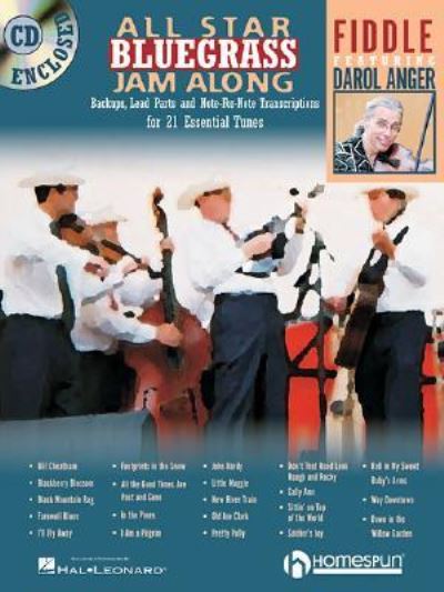 Cover for Darol Anger · All Star Bluegrass Jam Along - Fiddle (Book) (2013)