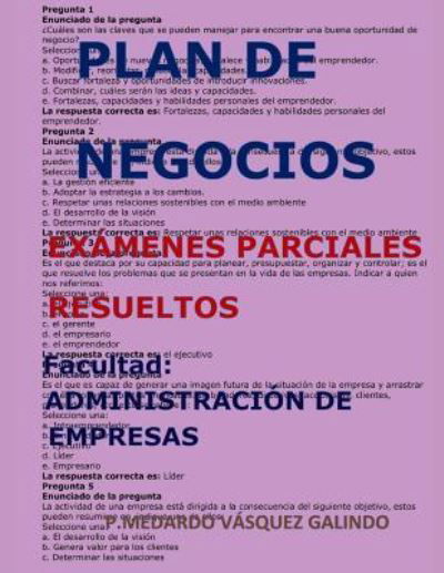 Plan de Negocios-Ex - V - Libros - Independently Published - 9781720001270 - 1 de septiembre de 2018