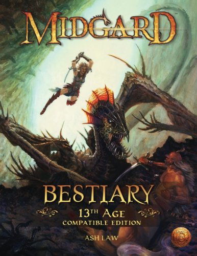 Cover for Ash Law · Midgard Bestiary (13th Age Compatible) (Paperback Book) (2014)