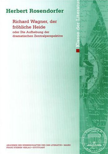 Cover for Herbert Rosendorfer · Richard Wagner, Der Frohliche Heide (Paperback Book) (2009)