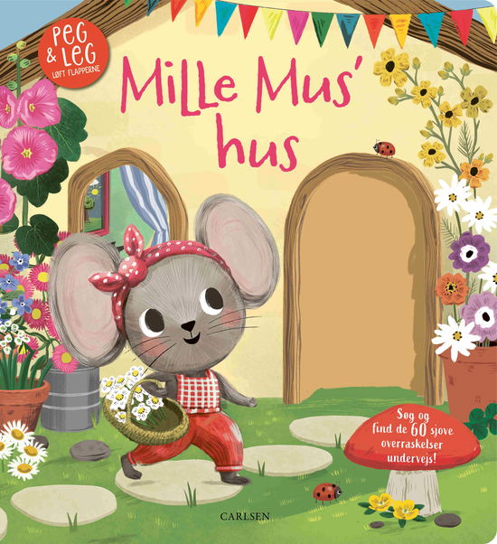 Cover for . · Mille Mus' hus (Cardboard Book) [1º edição] (2025)