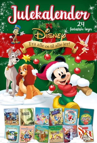 Cover for Disney Julekalender med 24 fantastiske bøger (Paperback Book) [1e uitgave] (2022)