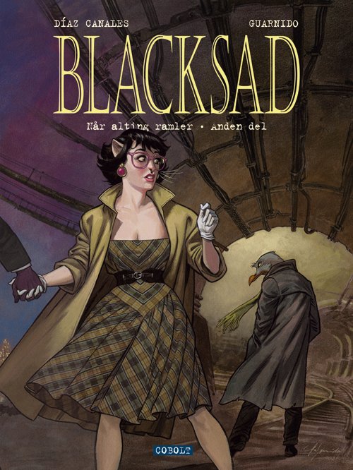 Cover for Juan Días Canales og Juanjo Guarnido · Blacksad: Blacksad 7: Når alting ramler – Anden del (Bound Book) [1th edição] (2023)