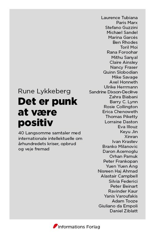 Rune Lykkeberg · Det er punk at være positiv (Sewn Spine Book) [1º edição] (2024)