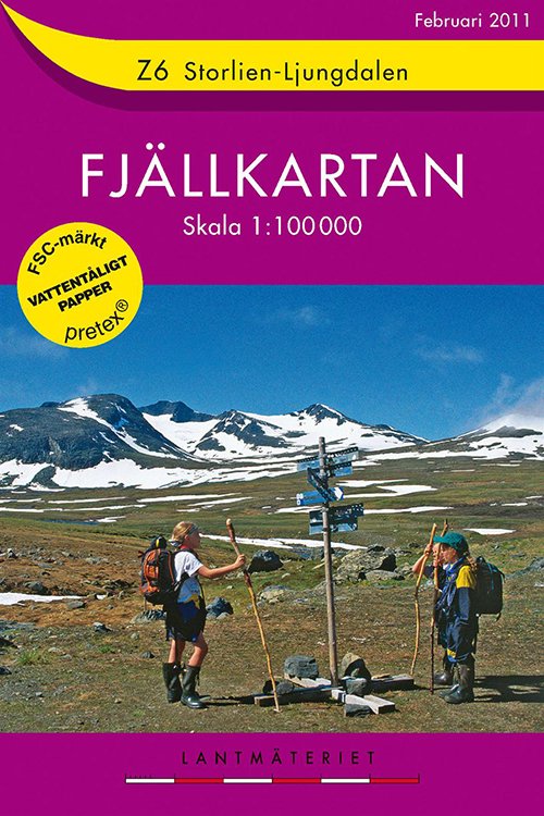 Cover for Lantmäteriet · Fjällkartan Z: Storlien - Ljungdalen (Hardcover Book) (2011)