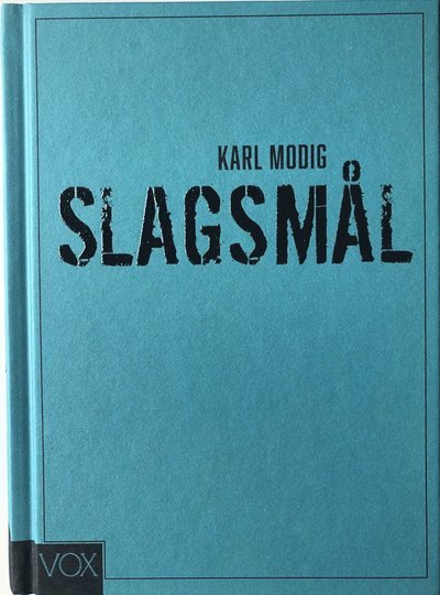 Cover for Karl Modig · Slagsmål (Inbunden Bok) (2020)