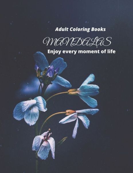 Cover for Linette Reynolds · Adult Coloring Books Mandalas Enjoy every moment of life (Paperback Book) (2021)