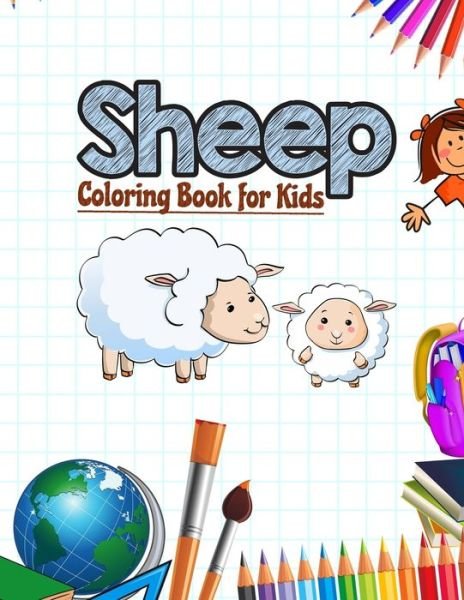 Cover for Neocute Press · Sheep Coloring Book for Kids (Paperback Bog) (2020)