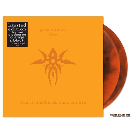 Cover for Gary Numan · Live At Shepherds Bush Empire (Orange / Black Haze Vinyl) (LP) (2021)