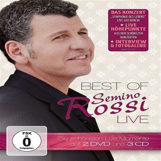 Cover for Semino Rossi · Best Of-live (DVD/CD) [Limited edition] (2014)