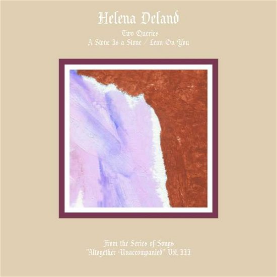 Cover for Helena Deland · From the Series of Songs - Altogether (LP) [EP edition] (2018)