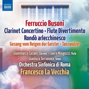 Clarinet Concertino - F. Busoni - Musiikki - NAXOS - 0747313292271 - torstai 14. kesäkuuta 2012