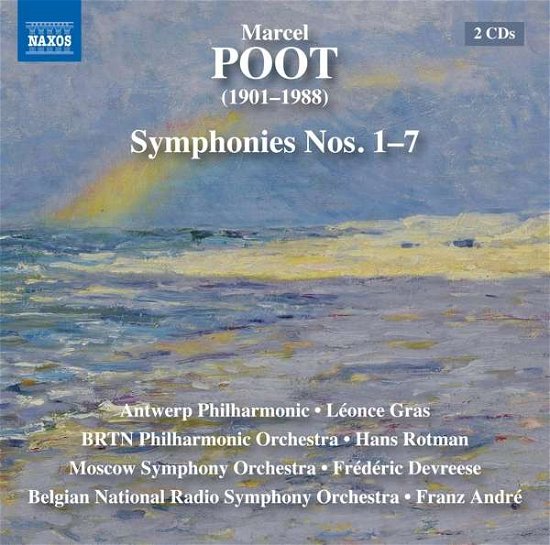 Marcel Poot: Symphonies Nos. 1-7 - Antwerp Phil / Gras - Music - NAXOS - 0747313429271 - May 14, 2021