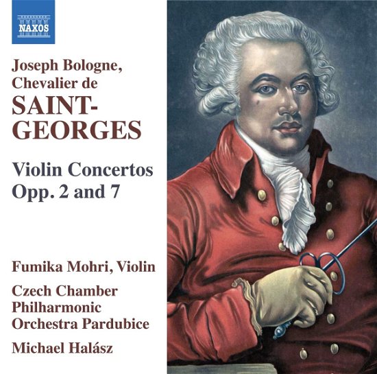 Cover for Fumika Mohri / Czech Chamber Philharmonic Orchestra Pardubice / Michael Halasz · Joseph Bologne Chevalier De Saint-Georges: Violin Concertos. Opp. 2 And 7 (CD) (2023)