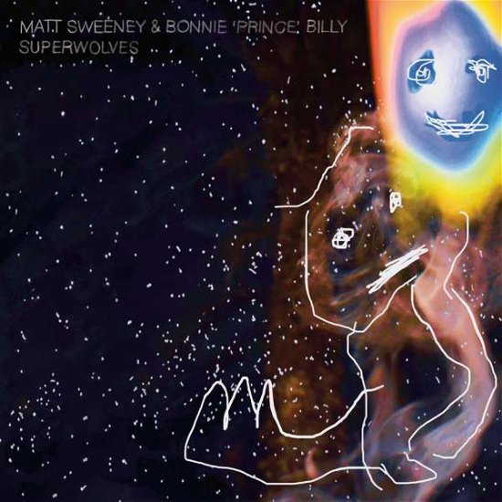 Cover for Matt Sweeney &amp; Bonnie ''prince'' Billy · Superwolves (Transparent blå vinyl) (LP) [Limited edition] (2021)
