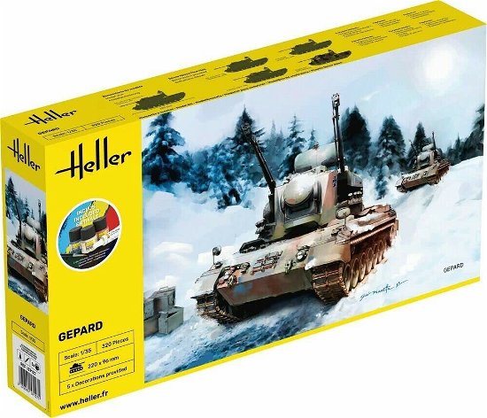Cover for Heller · 1/35 Starter Kit Gepard (?/22) * (Leksaker)