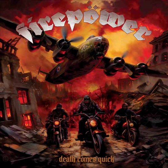 Cover for Firepower · Death Comes Quick (Silver Vinyl) (LP) (2024)
