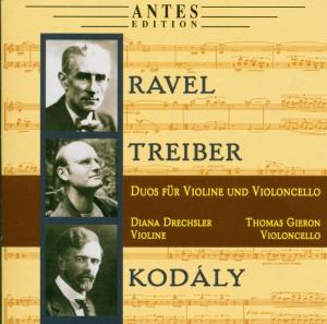 Duos for Violin & Violincello - Ravel / Drechsler / Gieron - Música - Antes - 4014513022271 - 5 de mayo de 2004