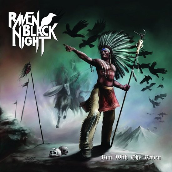 Cover for Raven Black Night · Run With The Raven (CD) (2020)