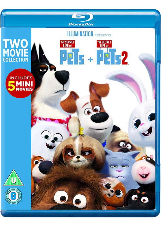 Cover for The Secret Life of Pets 1 + 2 (Blu-ray) (2019)