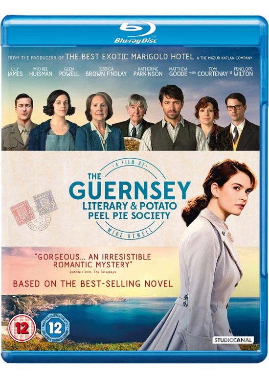 Cover for Guernsey Lit  Potato Peel Pie BD · The Guernsey Literary And Potato Peel Pie Society (Blu-ray) (2018)