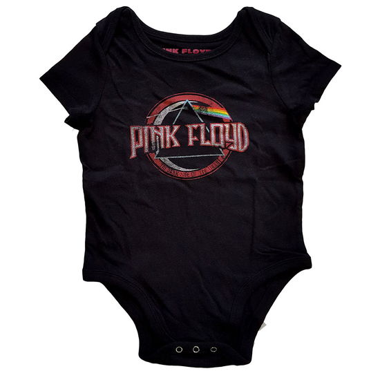 Cover for Pink Floyd · Pink Floyd Kids Baby Grow: Vintage Dark Side of the Moon Seal (3-6 Months) (CLOTHES) [size 0-6mths] [Black - Kids edition]