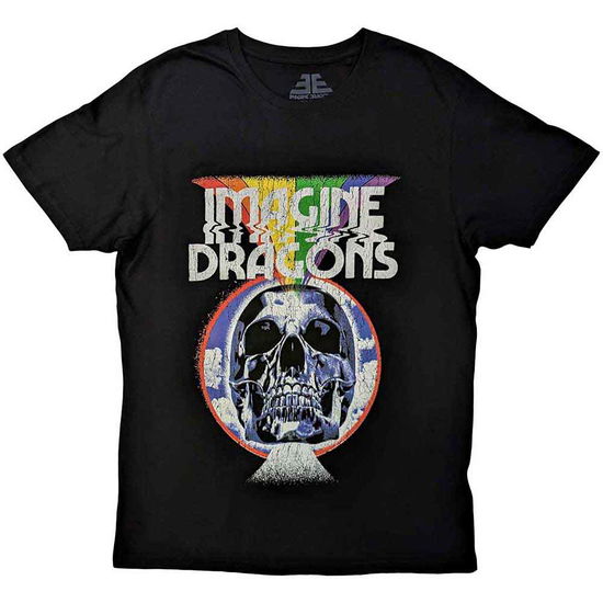 Imagine Dragons Unisex T-Shirt: Skull - Imagine Dragons - Merchandise -  - 5056561095271 - July 27, 2023