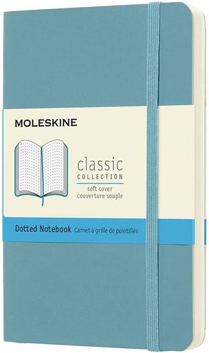 Cover for Moleskine · Moleskine Classic Notebook, Pocket, Dotted, Reef Blue, Soft Cover (3.5 X 5.5) (Hardcover Book) (2018)