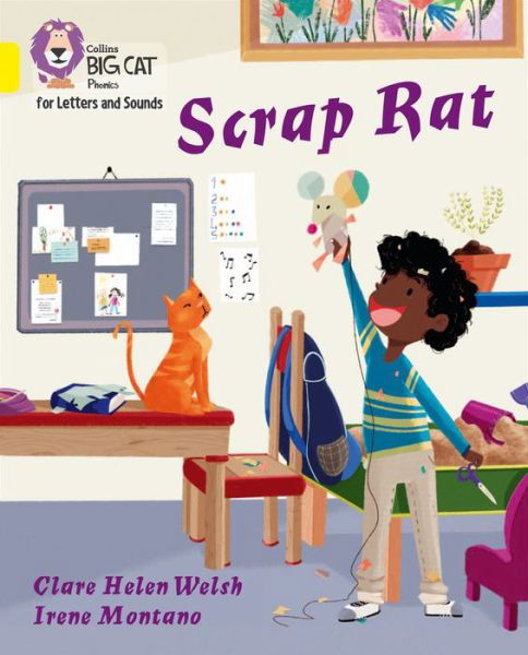 Scrap Rat: Band 03/Yellow - Collins Big Cat Phonics for Letters and Sounds - Clare Helen Welsh - Livros - HarperCollins Publishers - 9780008381271 - 26 de março de 2020