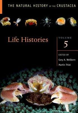 Cover for Life Histories: Volume 5 - The Natural History of the Crustacea (Hardcover bog) (2018)