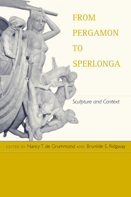 Cover for Nancy T Grummond · From Pergamon to Sperlonga: Sculpture and Context - Hellenistic Culture and Society (Hardcover Book) (2001)