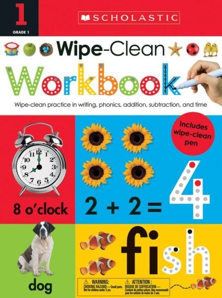 Cover for Inc. Scholastic · Wipe Clean Workbooks: Grade 1 (Scholastic Early Learners) (Inbunden Bok) (2015)