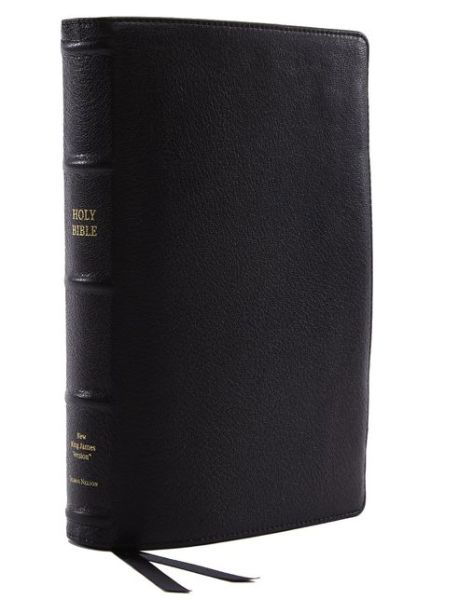 Nkjv, Reference Bible, Classic Verse-by-Verse, Center-Column, Premium Goatskin Leather, Black, Premier Collection, Red Letter Edition, Comfort Print - Thomas Nelson Publishing Staff - Books - Nelson Incorporated, Thomas - 9780785231271 - October 8, 2019