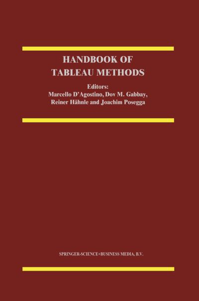 Cover for Marcello D\'agostino · Handbook of Tableau Methods (Hardcover Book) [1999 edition] (1999)