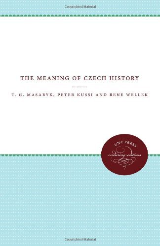 Cover for T. G. Masaryk · The Meaning of Czech History (Pocketbok) (2012)