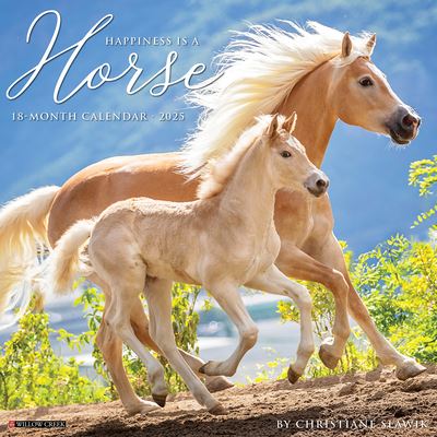 Cal 25 Happiness is a Horse 2025 Wall - Wall - Kirjat - Willow Creek Press Calendars - 9781549243271 - sunnuntai 1. syyskuuta 2024