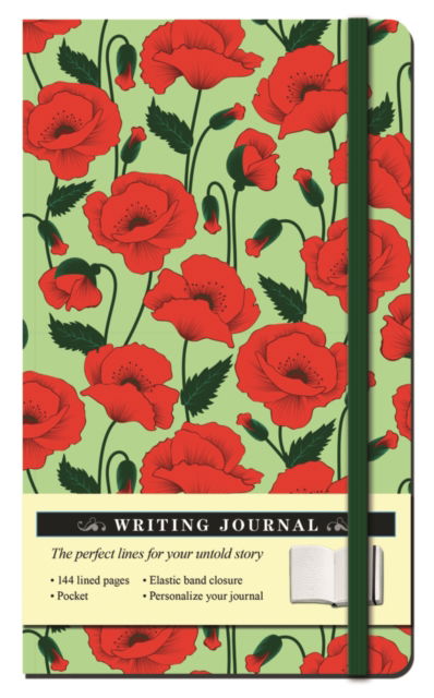 Cover for Editors of Thunder Bay Press · Floral Poppy Journal - Thunder Bay Journals (Hardcover Book) (2017)