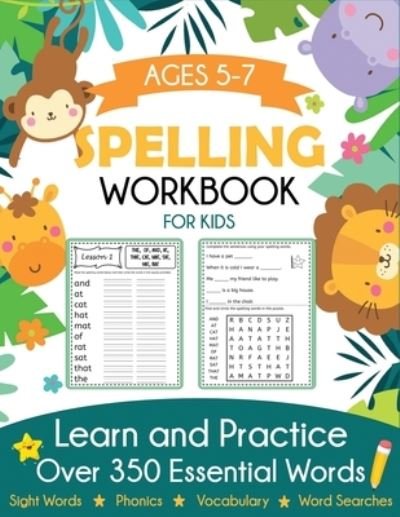 Cover for Blue Wave Press · Spelling Workbook for Kids Ages 5-7 (Pocketbok) (2021)