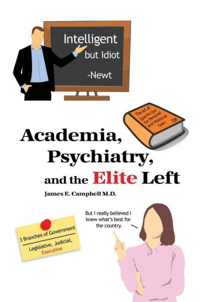 Academia, Psychiatry, and the Elite Left - James E Campbell - Kirjat - Dorrance Publishing Co. - 9781648045271 - torstai 19. marraskuuta 2020