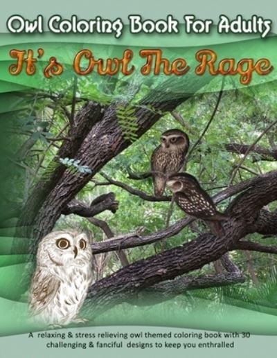 Cover for Kreative Kolor · Owl Coloring Book For Adults (Paperback Bog) (2019)