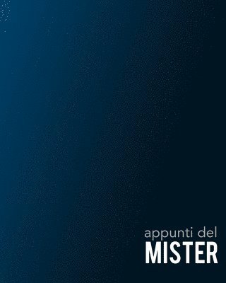 Cover for Dadamilla Design · Appunti del Mister (Paperback Book) (2019)