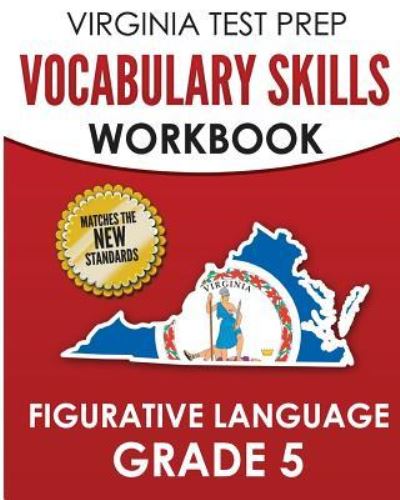 Cover for V Hawas · Virginia Test Prep Vocabulary Skills Workbook Figurative Language Grade 5 (Paperback Book) (2018)