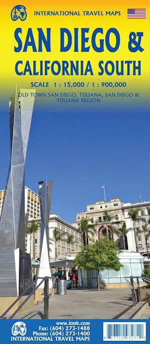 Cover for ITM Publications · International Travel Maps: San Diego &amp; South California (Hardcover Book) (2022)