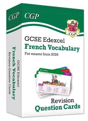 Cover for CGP Books · New GCSE Edexcel French: Vocabulary Revision Question Cards (for exams from 2026) - CGP Edexcel GCSE French (Hardcover Book) (2025)