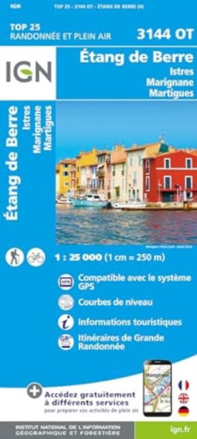 Cover for Etang de Berre / Istres / Marignane / Martigues - TOP 25 (Landkarten) (2024)