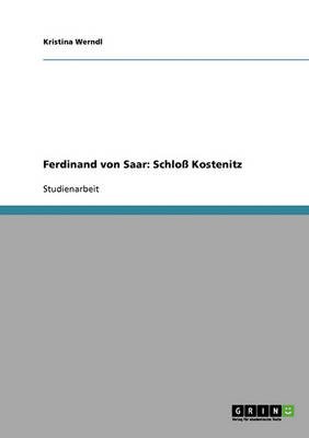 Cover for Werndl · Ferdinand von Saar: Schloß Koste (Bog) [German edition] (2013)