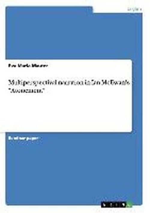 Cover for Mauter · Multiperspectival narration in I (Book) (2008)
