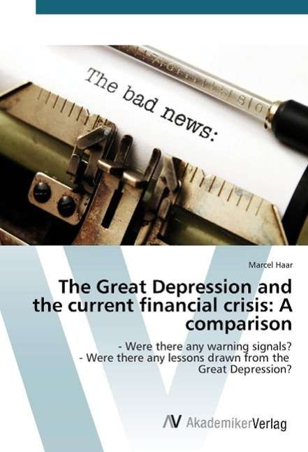 Cover for Haar · The Great Depression and the curre (Book)