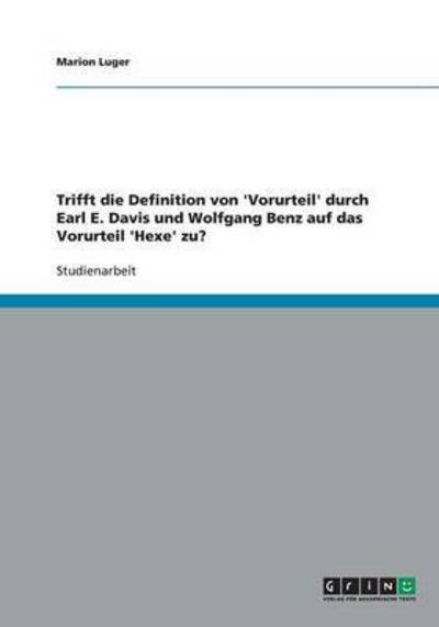 Cover for Luger · Trifft die Definition von 'Vorurt (Book) [German edition] (2009)